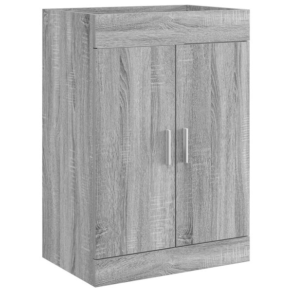 vidaXL Meuble sous lavabo de salle de bain Sonoma gris