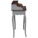 vidaXL Bureau d'écriture bois d'acajou massif 80x40x92 cm