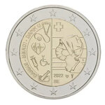 2 euros commémorative Belgique 2022 - Santé.