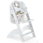 CHILDHOME Chaise haute bébé 2 en 1 Lambda 3 Blanc