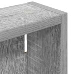 vidaXL Armoire murale de salle de bain Gris Sonoma 40 x 10 x 60 5 cm