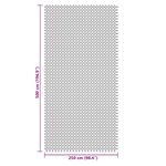 vidaXL Tapis de sol de camping bleu 5x2 5 m