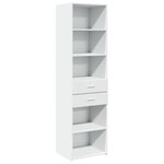 vidaXL Buffet haut blanc 50x42 5x185 cm bois d'ingénierie