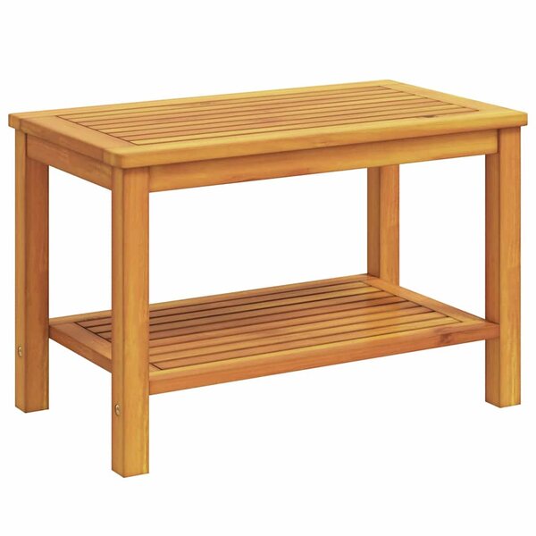 vidaXL Table basse Marron 90 x 50 x 45 cm Bois d'acacia massif