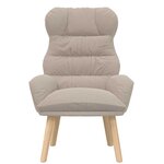 vidaXL fauteuil Gris clair 69 x 74 x 93 cm Tissu Sherpa