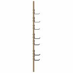 vidaXL Porte-manteau mural chêne artisanal 30 x 1.5 x 80 cm