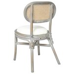 vidaXL Chaises à manger lot de 2 gris Lin