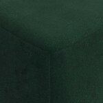 vidaXL Canapé-lit pliable Vert foncé 60 x 70 x 41 cm Tissu