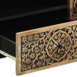 vidaXL Meuble TV 105x33x46 cm Bois massif de manguier