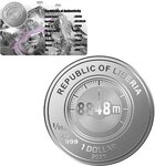 Pièce de monnaie en Argent 1 Dollar g 3.11 (1/10 oz) Millésime 2026 MOUNT EVEREST 1/10 (PRÉCOMMANDE)