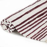 vidaXL Tapis chindi tissé à la main Coton 200x290 cm Bordeaux et blanc