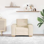 vidaXL Canapé Fauteuil Lin 60 cm