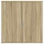 vidaXL Buffets 2 Pièces chêne sonoma 79x38x80 cm bois d'ingénierie