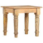 vidaXL Table d'appoint 43 x 43 x 40 cm Bois de manguier massif