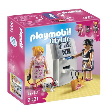 Playmobil 9081 city life - distributeur automatique