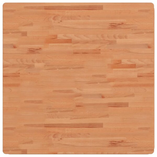 vidaXL Dessus de table 90x90x1 5 cm carré bois massif de hêtre