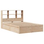 vidaXL Cadre de lit sans matelas 150x200 cm bois de pin massif