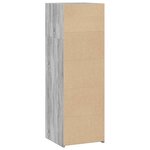vidaXL Buffet haut sonoma gris 40x41x124 cm bois d'ingénierie
