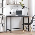 vidaXL table Gris Sonoma 80 x 50 x 76 5 cm Bois d'ingénierie et acier