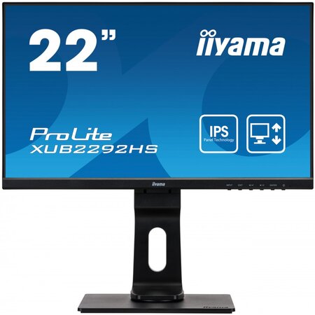 Iiyama prolite xub2292hs-b1 led display 54 6 cm (21.5") 1920 x 1080 pixels full hd noir