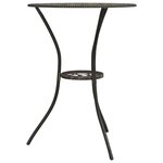 vidaXL Ensemble de bistro 3 Pièces Aluminium coulé Bronze