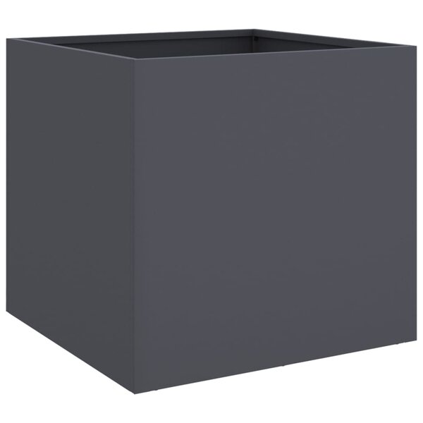 vidaXL Jardinière anthracite 42x40x39 cm acier laminé à froid