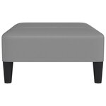 Vidaxl repose-pied gris 78x56x32 cm similicuir