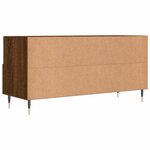 vidaXL Meuble TV chêne marron 102x36x50 cm bois d'ingénierie