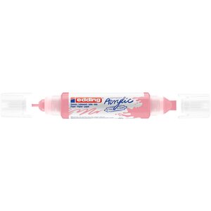 Marqueur acryl 3d dble pointe 5400 mauve chic 2-3 mm  5-10 mm x 5 EDDING