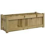 vidaXL Jardinière d'extérieur 90x31x31 cm bois de pin imprégné