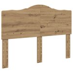 vidaXL Tête de lit Chêne artisanal 150 cm Bois d'ingénierie