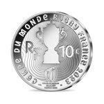 Coupe du monde de rugby france 2023 - monnaie de 10€ argent