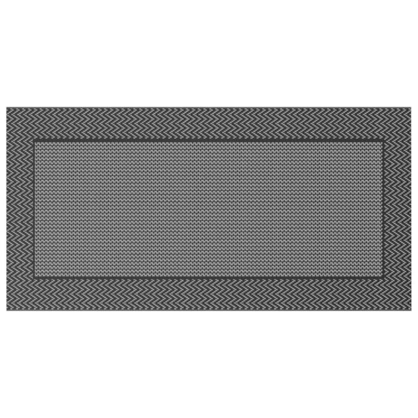 vidaXL Tapis d'extérieur Noir et gris 300 x 500 cm PP