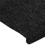 vidaXL Tapis d'escalier auto-adhésifs 30 Pièces anthracite 65x24 5x3 5 cm