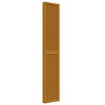 vidaXL Cloison de séparation 6 panneaux marron bois paulownia massif