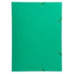 Chemise À Élastique 3 Rabats Carte Lustrée 600gm2 - A3 - Vert - X 5 - Exacompta