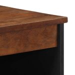 vidaXL Buffet Marron 60 x 33.5 x 75 cm Bois de manguier massif