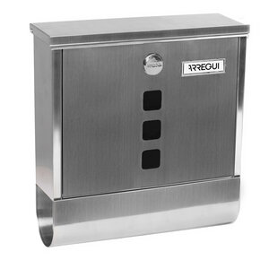 Boîte aux Lettres en Acier Inoxydable avec Porte-journaux  Chance E7007  Inox