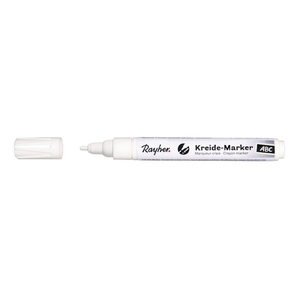 Marqueur craie  blanc  Pointe ronde 1 - 2mm