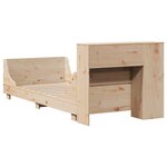 vidaXL Cadre de lit sans matelas 90x190 cm bois de pin massif