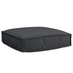 vidaXL Coussin de palette pour siège noir 60 x 60 x 12 cm en tissu Oxford