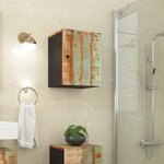 vidaXL Armoire de salle de bain murale 38x33x48cm bois de récupération