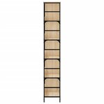 vidaXL Bibliothèque chêne sonoma 78 5x33x188 5 cm bois d'ingénierie