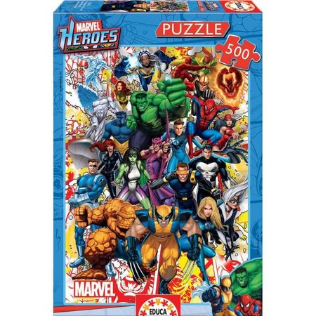 DISNEY MARVEL Puzzle 500 Pieces - Les Héros De Marvel