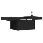 vidaXL Table basse noir 100x55x40 cm bois d'ingénierie