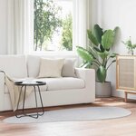 vidaXL Tapis HUARTE Gris 100 x 200 cm Polyester