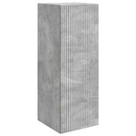 vidaXL Armoire Murale 33 x 34 5 x 90 cm Bois d'ingénierie Gris béton