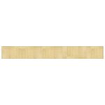 vidaXL Tapis rectangulaire naturel clair 60x500 cm bambou
