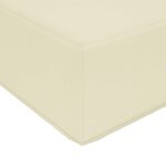 vidaXL Coussin de Siège d'Extérieur Crème 40 x 40 x 8 cm