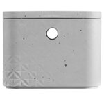 Curver Set de boîtes de rangement 3 Pièces avec couvercle S Gris clair